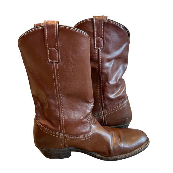 Laredo Brown Cowboy Boots Oil and Chemical Resistant Men’s Size 9.5 - Picture 2 of 11